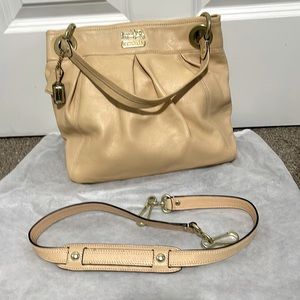 Coach purse NWOT - color of a ballet slipper with gold hardware